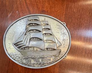 The Tall Ships Oval Belt Buckle