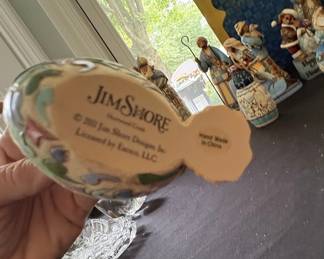 Jim Shore Heartwood Creek "Winter's Warmth" Snowman Ornament 2003