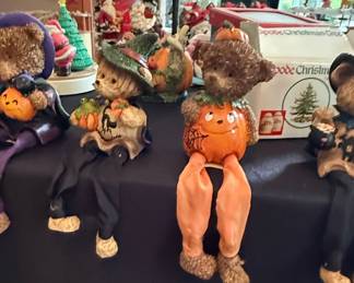 Boyds Bears Halloween Shelf Sitters