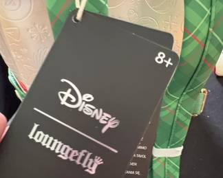 Loungefly Disney Stitch & Scrump Iridescent Holiday Ornament Mini Backpack