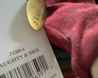 Possible Dreams Clothtique Naughty & Nice Santa