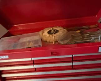 Craftsman 3 Drawer Top Chest and 2 Drawer Rolling Cabinet Set