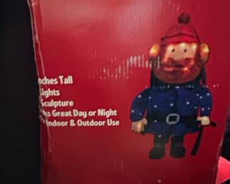 Rudolph the Red-Nosed Reindeer Yukon Cornelius Pre-Lit 3D Sculpture