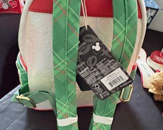 Loungefly Disney Stitch & Scrump Iridescent Holiday Ornament Mini Backpack