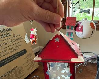 Metal Christmas Lantern Ornament