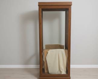 Furniture Oak Curio Display Cabinet