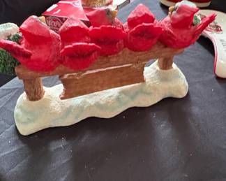 Gemmy "Seasons Tweetings" Cardinal Trio Musical Display