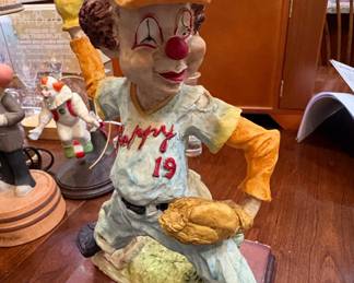 Davar Originals Baseball Pitcher Clown Figurine