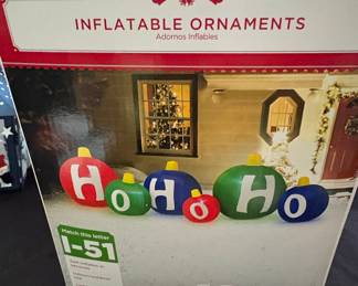 Holiday Time Inflatable Ornaments 10ft Decoration