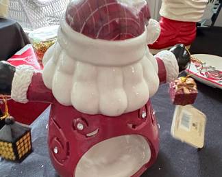 Ceramic Santa Claus Cookie Jar