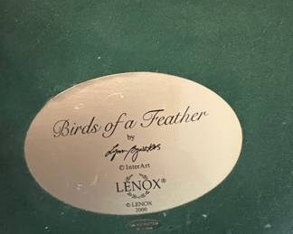 Lenox Birds of a Feather Snowman Figurine