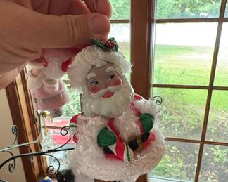 Vintage Santa Claus Christmas Ornament