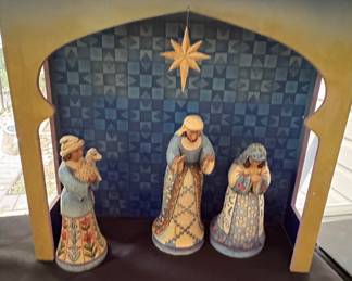 Jim Shore Heartwood Creek Bringing Praise Nativity Set