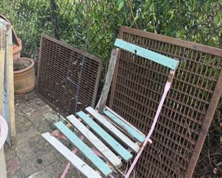 Reclaimed iron grates