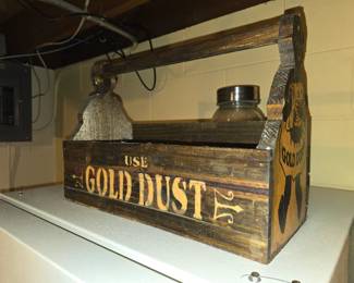 Reproduction, gold dust toolbox.