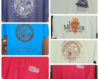 Illinois, political tee shirts and polos.