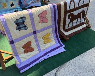 Butterfly Quilt/Horse Quilt