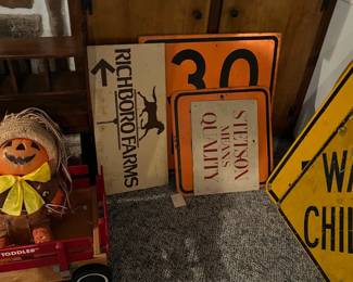 Richboro farms, work zone speed signs