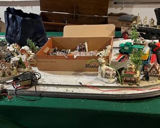 Train set and Jim Beam Decanter