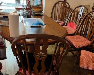 Kitchen table with bench