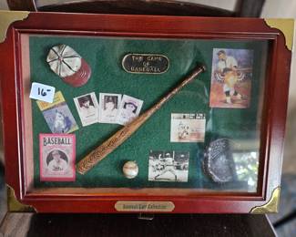 The Game of Baseball Shadow Box