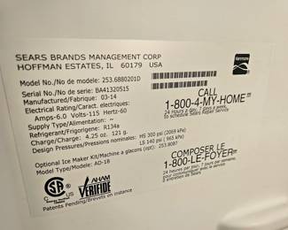 Kenmore TopFreezer Refrigerator third image