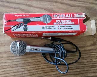 Realistic Highball Microphone