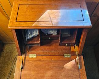 Rosewood Asian Style Secretary Desk third image