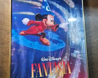 Framed Vintage Fantasia Poster
