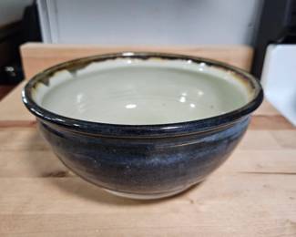 HandThrown Studio Pottery Bowl Signed Leon