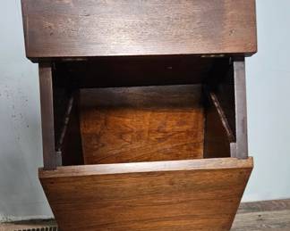 Handmade Wooden Coal Hod h l w second image