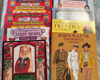 NEW paper doll sets & books