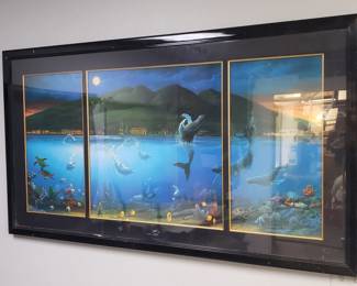 Lot 472  David Miller signed print