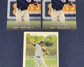Lot 373h  Lot of Derek Jeter rookie baseball cards