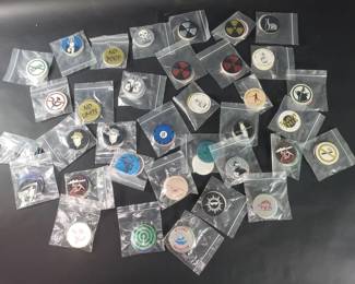 Lot 351  Collection of vintage Pogs