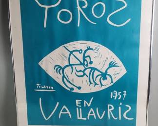 Lot 189  Vintage Pablo Picasso lithograph of Toros en
