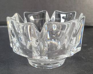 168  Lot 398  Orrefors crystal bowl