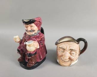 Lot 462  Sir John Falstaff and farmer John Toby Jugs by