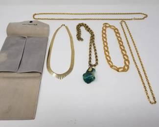 Lot 144  Vintage costume jewelry necklaces
