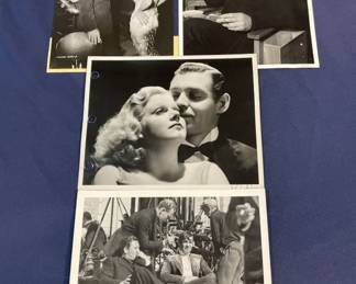 Lot 340h  Lot of original vintage Clark Gable photos