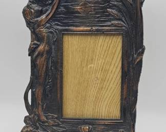 Lot 501h  Vintage Art Nouveaustyle cast iron picture
