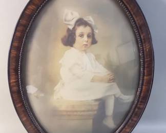 Lot 386  Antique oval photographic print
