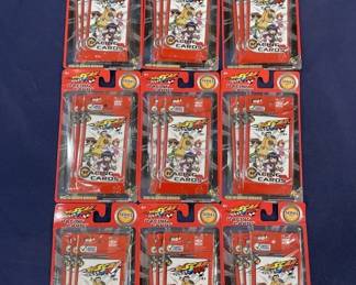 Lot 543h  9 packs of Scan2Go racing cards, series one