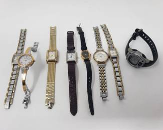 Lot 622  Group of quartz watches, Anne Klein, Timex, etc