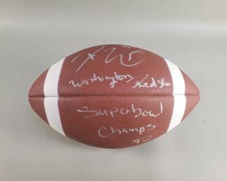 Lot 400  Signed vintage superbowl champs 92 Washington