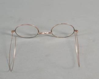 Lot 618  Vintage gold plate spectacles