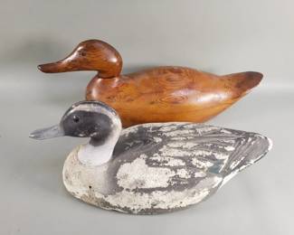 Lot 456  Pair of vintage duck decoys