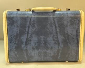 149  Lot 183  Vintage Samsonite Shwayder Bros. blue marble