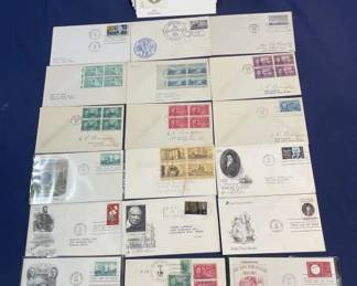 Lot 343h  Lot of First Day Issue  regular stamps
