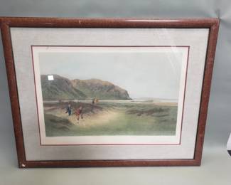 Lot 601  Douglas Adams A Difficult Bunker print